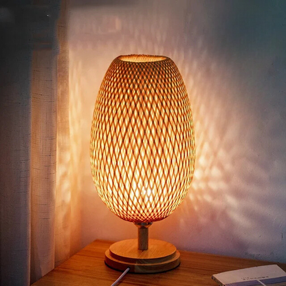 Stylish Bamboo Lamp | Natural Touch for a Warm & Cozy Atmosphere
