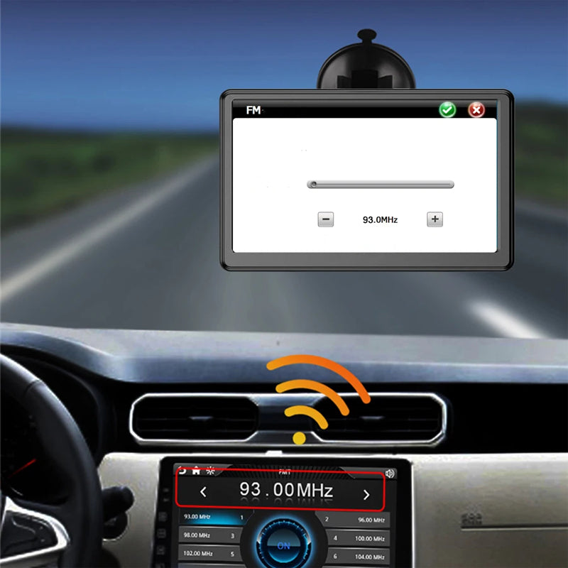 Multi-Mode Truck GPS Navigation System – 7-Inch Sat Nav for Lorries, Vans & Cars with Lifetime Maps