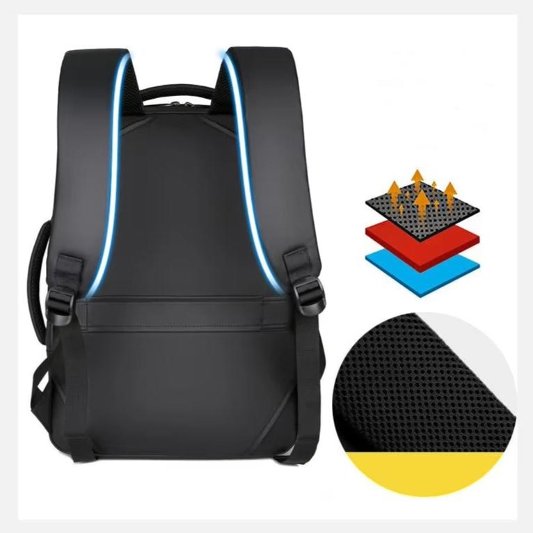 Vergel | Waterproof USB Charging Hiking & Travel Laptop Backpack