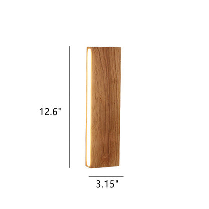 OakBeam | Minimalist Solid Wood LED Wall Light
