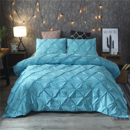 Orvix Luxury Cotton Bedding Set – Breathable, Soft & Elegant Design