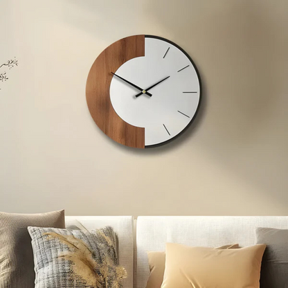 Oud – Large Wooden Wall Clock | Silent Modern Home Décor