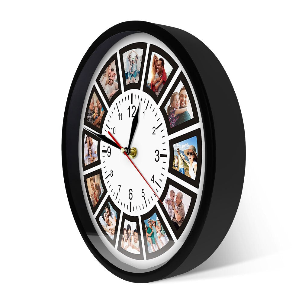 MemoryFrame - Personalised Photo Collage Wall Clock