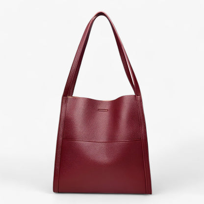 Classic Genuine Leather Shoulder Bag – Elegant & Durable Everyday Handbag for Women