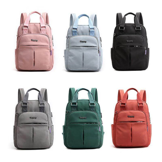 Waterproof Multifunction Backpack – Durable Travel, Work & School Bag with USB Charging Port