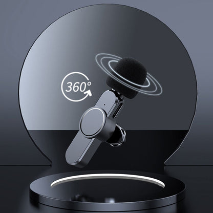 Wireless Mini Microphone for Smartphone – Lavalier Mic with Noise Reduction & 10h Battery