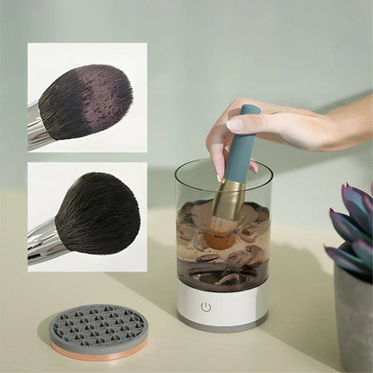 BrushBath Automatic Makeup Brush Cleaner – Deep Clean & Quick Dry for All Brushes
