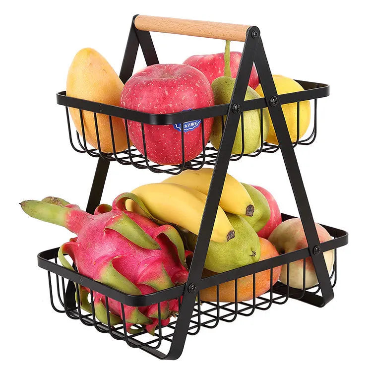 3-Tier Fruit Basket Stand – Space-Saving Kitchen Storage