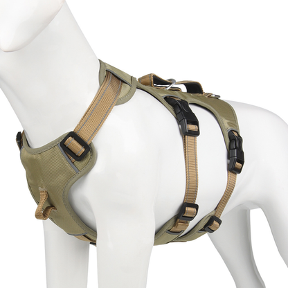 GripGuard Reflective No-Pull Dog Harness – Escape-Proof and Adjustable for Safe Walks