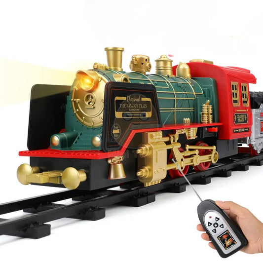 ChugBot – Remote Control Steam Train Set for Kids | Educational Electric Railway Toy with Realistic Steam Effect