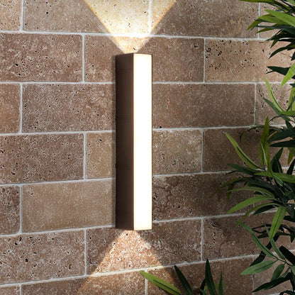 Ultra-Bright Outdoor LED Wall Light – Modern Waterproof Up & Down Design for Garden, Patio & Entryways