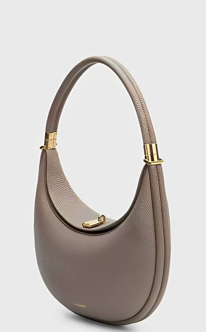Thonia – Chic Minimalist Half-Moon Shoulder Bag Elegant Modern Crossbody Purse for Women