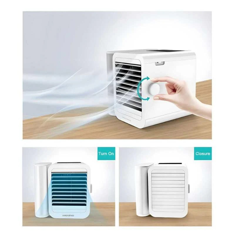 Hexton | Portable MicroCool Mini Air Conditioner with 1000ml Water Tank | Personal Cooling & Humidifier