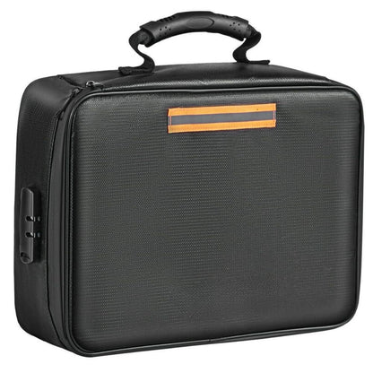 Waterproof Fireproof Document and Cash Safe Bag with Secure Lock