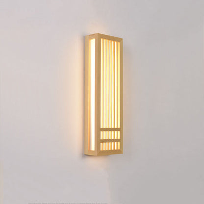 ShizuLight | Japanese Wooden LED Wall Lamp – Minimalist Zen-Inspired Lighting