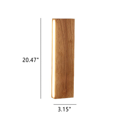 OakBeam | Minimalist Solid Wood LED Wall Light