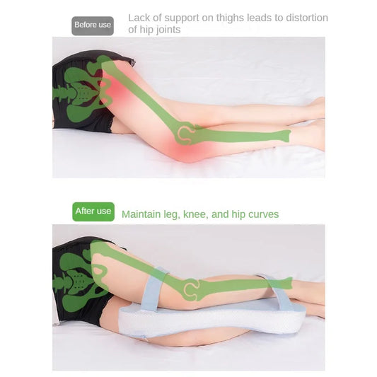 Leg Memory Foam Pillow - Multi-Position Comfort Leg Pillow For Sleep, Support & Relief