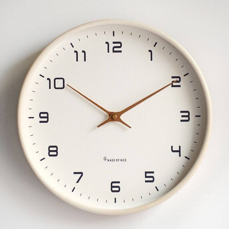 Scandinavian Simplicity Wooden Wall Clock – Elegant Minimalism