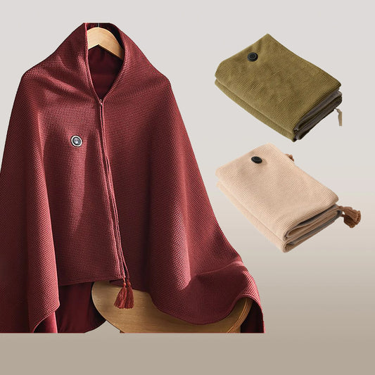 CozyHeat Portable Heated Blanket – USB-Powered Travel Throw with Fast Warming Fleece