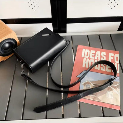 Noah Minimalist Genuine Leather Small Crossbody Sling Bag – Compact Everyday Shoulder Bag