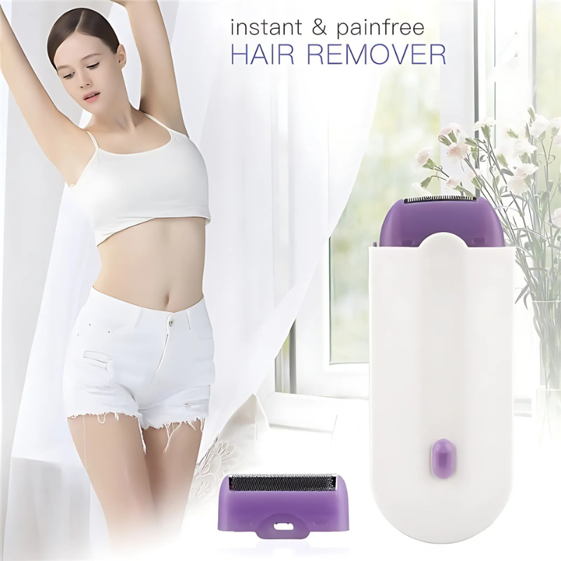 FluweelSmooth Pro – Painless Laser Hair Removal Device with Sensa-Light Comfort | For Face & Body