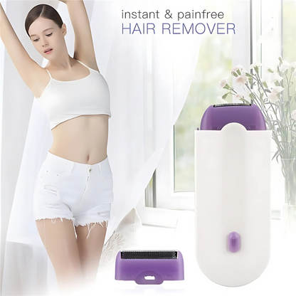 FluweelSmooth Pro – Painless Laser Hair Removal Device with Sensa-Light Comfort | For Face & Body