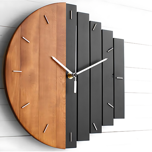 ClarityTime | Silent Wall Clock with Timeless Minimalist Design for Elegant Interiors