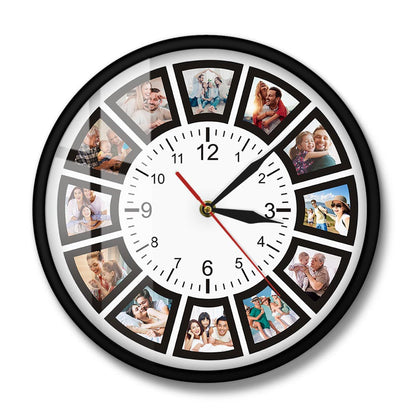 MemoryFrame - Personalised Photo Collage Wall Clock