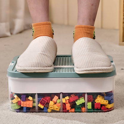 Stackable Storage Organizer Box with Lid – Multi-Layer Storage for Toys, Snacks & Everyday Essentials