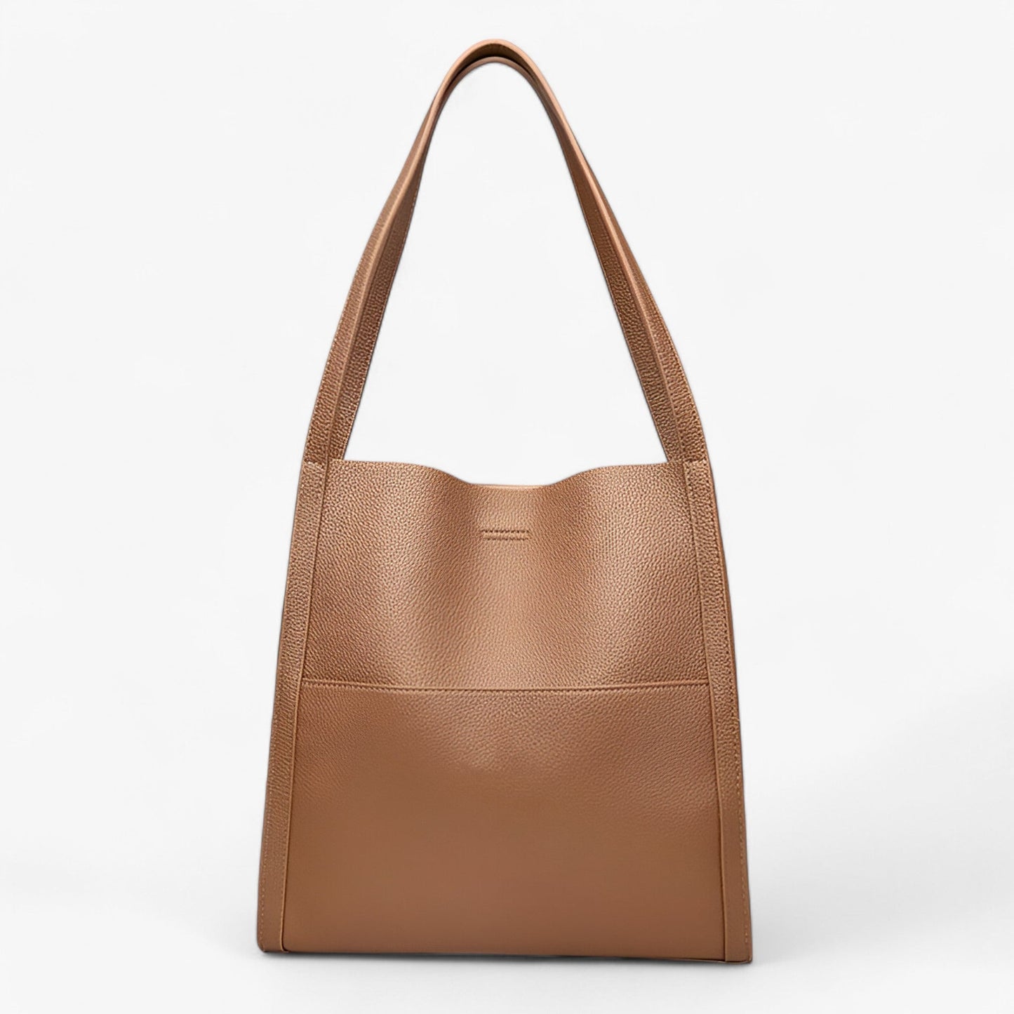 Classic Genuine Leather Shoulder Bag – Elegant & Durable Everyday Handbag for Women