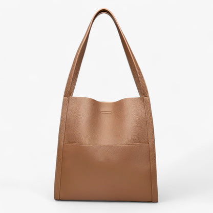 Classic Genuine Leather Shoulder Bag – Elegant & Durable Everyday Handbag for Women
