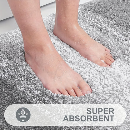 Luxury Microfibre Bath Mat – Ultra Soft, Non-Slip & Washable Comfort for Bathroom Floors