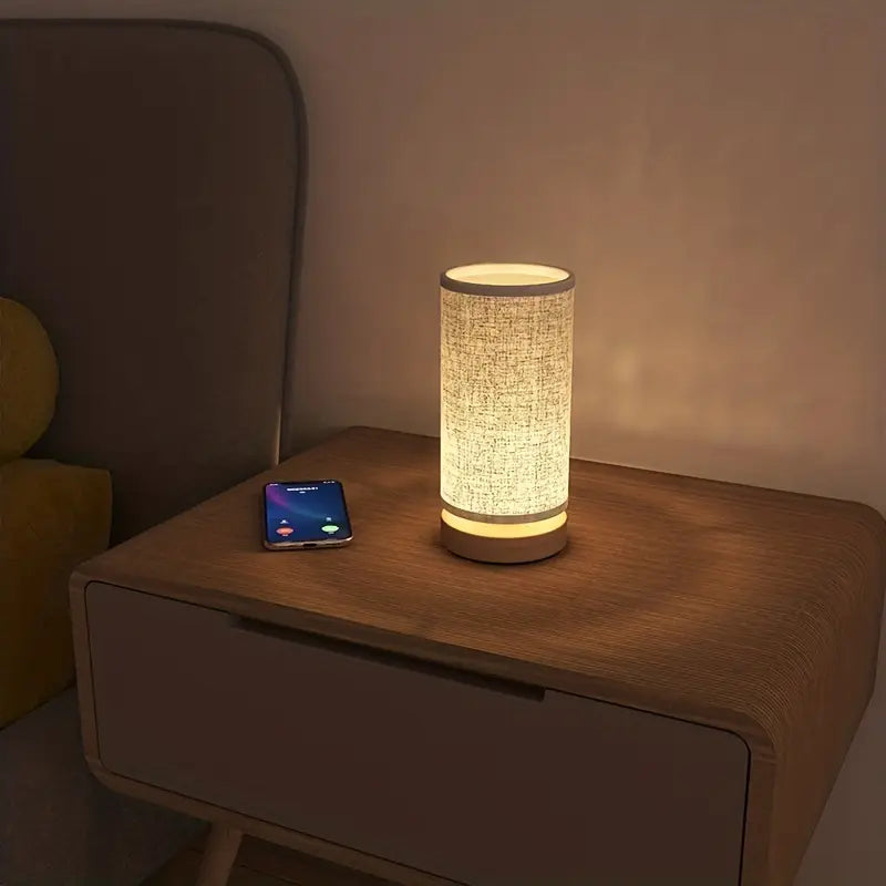 SimpleGlow – Minimalist Wooden Night Lamp with Soft Warm Light