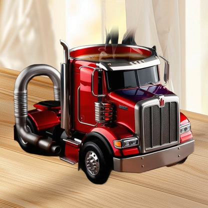 Luxury Ceramic Truck Coffee Mug – Handcrafted Driver Gift | 12–16oz in 6 Colours