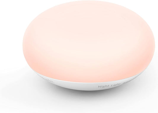 Breastfeeding Night Light | Soft BPA-Free Silicone Touch Lamp with Eye-Friendly Stepless Dimmer