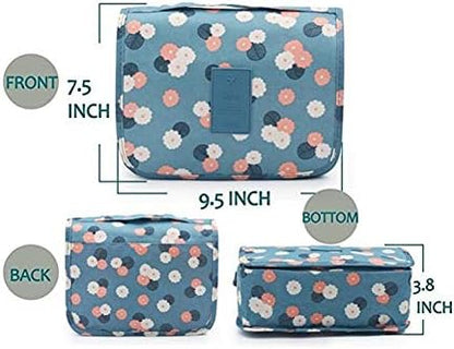 TravelEase –  Water-Resistant Travel Toiletry Bag with Hanging Hook