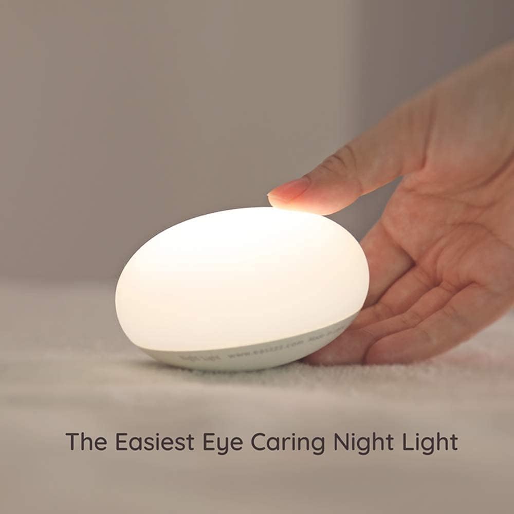 Breastfeeding Night Light | Soft BPA-Free Silicone Touch Lamp with Eye-Friendly Stepless Dimmer