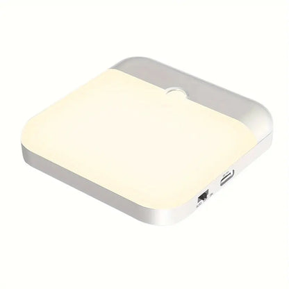 Tech LED Motion Sensor Night Light – USB-C Rechargeable, Wall-Mount, 3 Light Modes