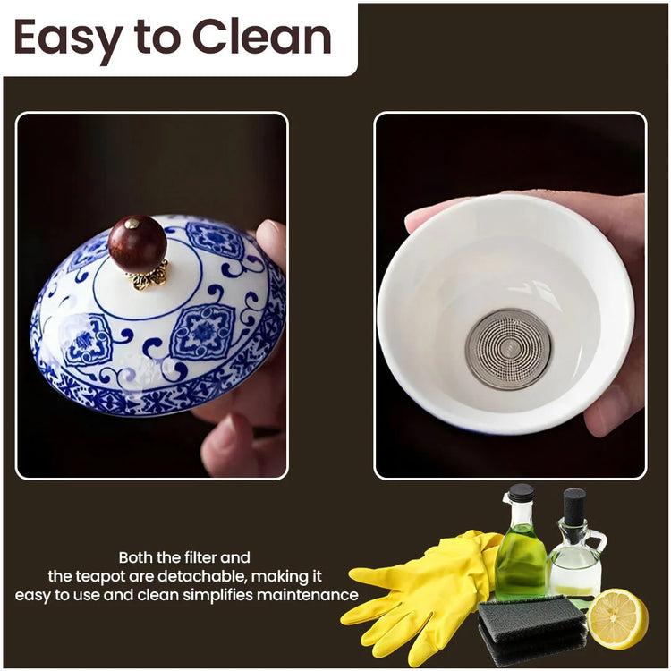 Porcelain Gongfu Tea Set – Timeless Elegance, Perfect Tea Experience