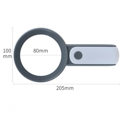 20X Optical Handheld Magnifier for Seniors