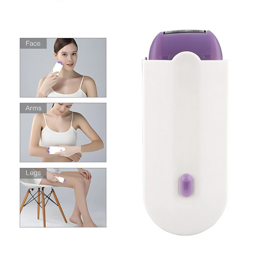FluweelSmooth Pro – Painless Laser Hair Removal Device with Sensa-Light Comfort | For Face & Body