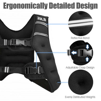 StridrEdge Adjustable Weighted Vest