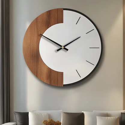 Oud – Large Wooden Wall Clock | Silent Modern Home Décor