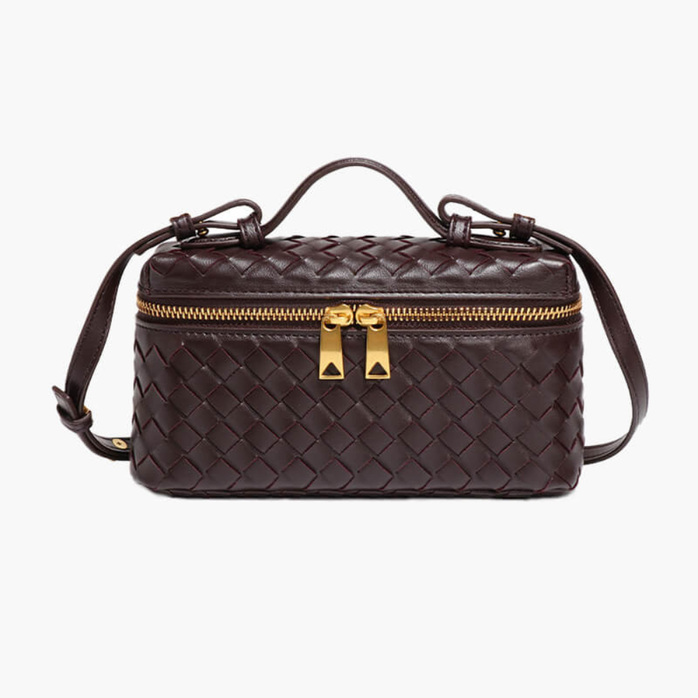 Yashna – Women’s Trendy Woven Crossbody Bag Compact & Chic Handbag