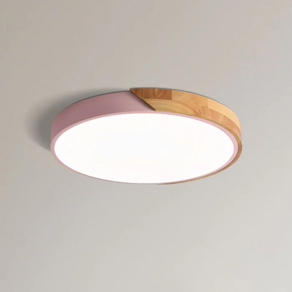 Delos – Scandinavian Wooden LED Ceiling Light | Modern Energy-Efficient Interior Lighting