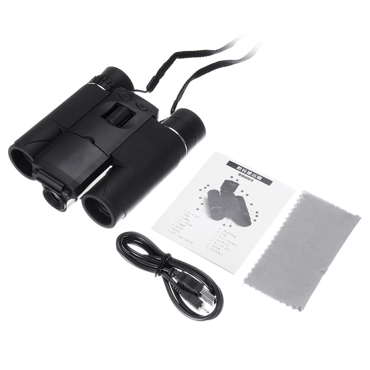 Binoculars with Built-In Camera – 10x Zoom for Outdoor Adventures & Wildlife Photography