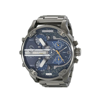Stainless Steel Chronograph Quartz Watch – Elegant Men’s Luxury Timepiece