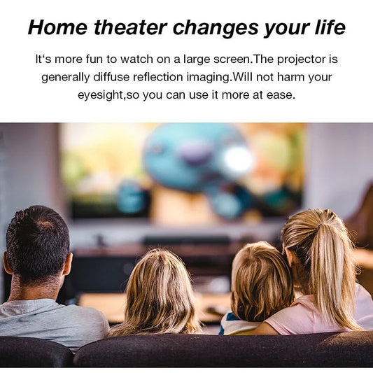 SmartBeam Projector – Portable Mini Full HD Home Cinema