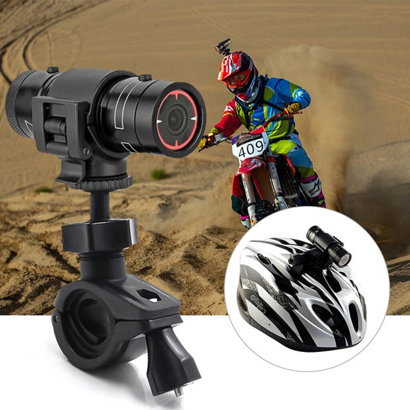 Motorcycle Helmet Camera – HD 1080P Action Cam with Wide Angle Lens, Waterproof & Rechargeable