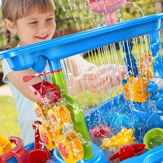 3-Layer Sand and Water Table | Fun & Educational Playset for Kids Ages 1–5